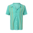 thumbnail image 2 of Gibobby Playera Polo Hombre Playeras Tipo Polo para Hombre Casuales Moda Camiseta Manga Corta Slim Fit de Caballero(Azul claro,M), 2 of 5