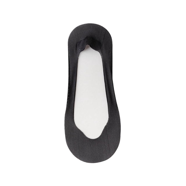 Cathalem Women No Show Socks Non Slip Invisible Ultra Low Cut Socks Shoe,Black One Size