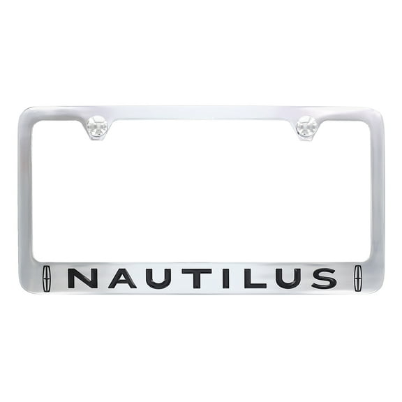Lincoln Nautilus Chrome Plated Metal License Frame Holder