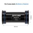 thumbnail image 2 of Verrou Fileté pour Vélo Compatible avec Boîtier Inférieur avec Clé, 2 of 8