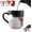 Black To White, variant on Heart Magic Mug Color Changing Coffee Cup for Woman Heart-Shaped Color Changing Magic Ceramic Mug Ceramic Heat Reactive Cup With Handle for Couples, Wife, Husband, Anniversary,Valentine’s Gift