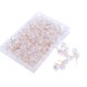 thumbnail image 1 of Injueey 100 uds, pasador transparente de oro rosa, pasador de bola transparente fino, pasador fijo duradero con alta para papel de cartulina, 1 of 6