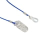 thumbnail image 3 of Soporte para audífonos, Clip transparente, cuerda azul, nailon, cordón para audífonos de fácil fijación para deportes de jardinería, 3 of 8