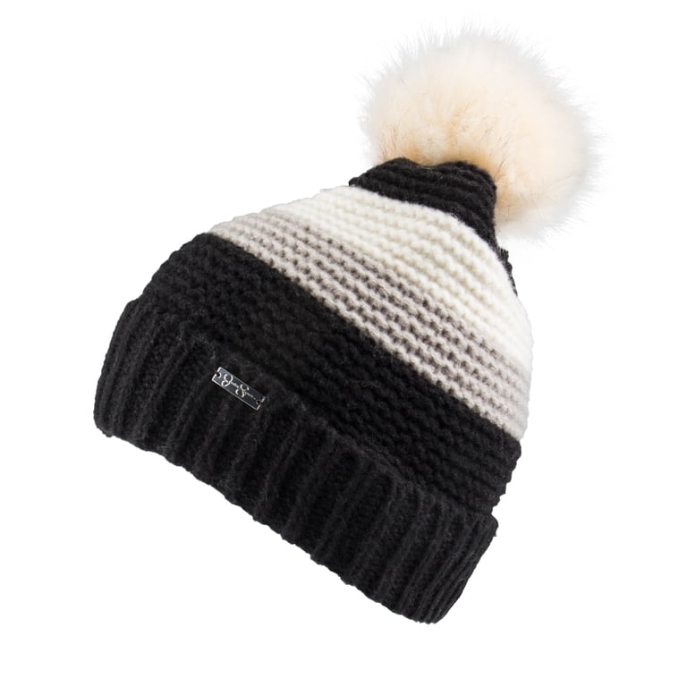 Jessica Simpson Knit Beanie with Pom Pom s-l400.jpg main image 3