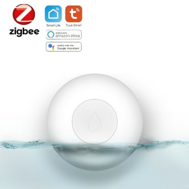 Zigbee Water Leak Sensor, Wireless Smart Water Leak Detector with App Alerts and Remote Monitor, Water Level Sensor Alarm for Home