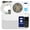 White & 5 Zone 55000 BTU 12+12+12+12+12, variant on DELLA 55K BTU 5 Zone (5x9K) Mini Split Air Conditioner, Soft Airflow, Energy Star, 22.5 SEER2 230V, Up to 2000 Sq.Ft, Smart WiFi Alexa, Multi Zone Heat Pump Ductless Inverter AC, 16ft Kits