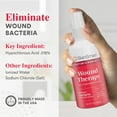 thumbnail image 3 of SkinSmart Antimicrobial Wound Therapy, Hypochlorous Acid Safely Removes Bacteria so Wounds Can Heal, 8 Ounce Clear Spray, 3 of 9