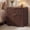 Walnut 1, variant on Fluted Nightstand Set of 2 with Charging Station, 23'' Mid Century Nightstand with 2 Drawers, Modern End Table for Bedroom Living Room, Curved Profile, Walnut