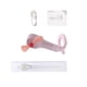 thumbnail image 3 of Moyic Mini ventilador plegable para el hogar, oficina, exterior, portátil, recargable por USB, ventilador eléctrico de escritorio, ventilador Electrodomésticos rosa Moyic HA6509-03B, 3 of 6