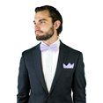 thumbnail image 5 of Kid's & Adults Adjustable Pre-Tied Bow Tie Elegant Bow Tie For Men Set | Purple Bow Tie With Pocket Square, 5 of 6