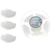 Ddi 5 Scented Floating Flower Candle - White (pack Of 48)