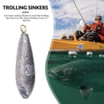 thumbnail image 3 of 6-Pack Waterdrop Shaped Fishing Weights Sinkers - 30g Casting Tackle, 3 of 5