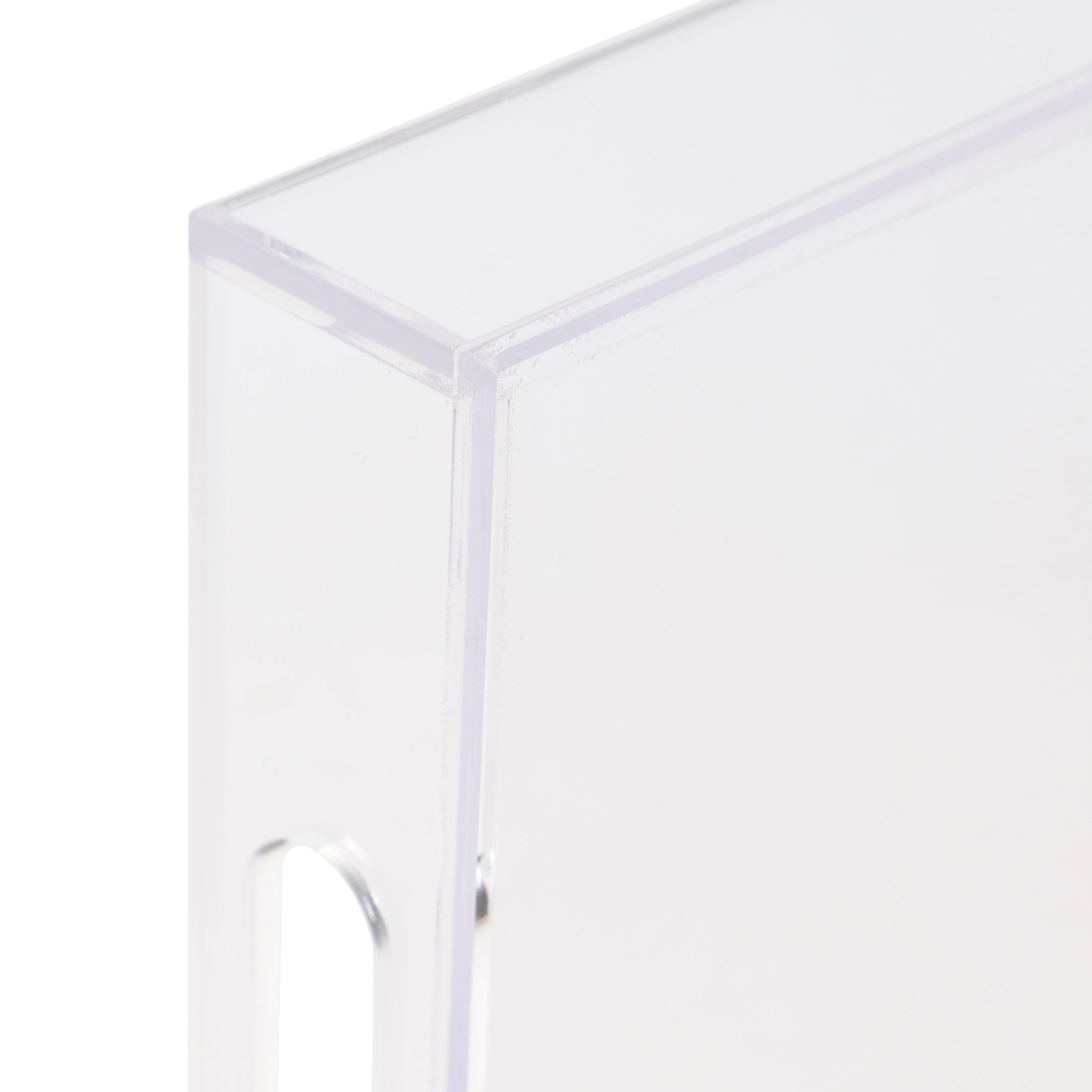 Martha Stewart Brody Acrylic Letter Tray Office Desktop Organizer with Handles, 12.75" x 8.75"