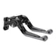 thumbnail image 1 of Palancas de freno y embrague cortas y largas para Yamaha MT-07 14-22, palanca de freno ajustable de motocicleta, aleación de aluminio, mango negro con extremo de titanio, 1 of 1
