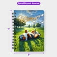 thumbnail image 5 of Happy Retirement with Bernese Mountain Dog Enjoy Life Rest Time Spiral Bound Journal Berner Lover Gifts 5x7in Spiral Notebook - 02027, 5 of 5