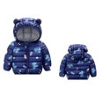 thumbnail image 6 of LYMAYTER Kids Unisex Warm Jacket Boys Girls Long Sleeves Fleece Outerwear Toddler Fall Winter Ear Hooded Coat for 1-7 Years, 6 of 9