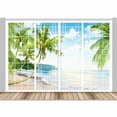 thumbnail image 4 of Idea4wall 4pcs Vies from French Window Peel and Stick Wallpaper Removable Wall Murals Large Wall Stickers for Home Decoration, 66"x24", 4 of 5