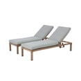 thumbnail image 2 of Better Homes & Gardens Marlow Adjustable Chaise Loungers, Grey, 2-Pack, 2 of 8