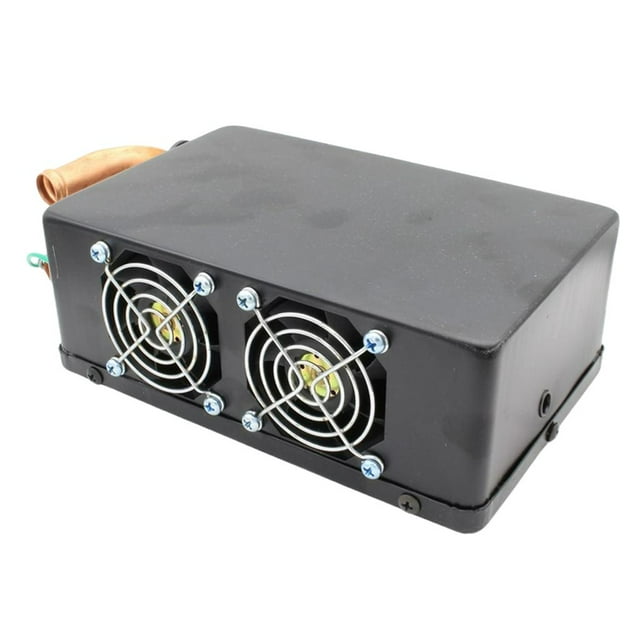 DYNWAVECA Fast Heating Car Space Heater Defroster Portable Car Heater Fit for Truck RV Trailer - Black 24v
