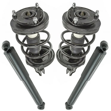 TRQ Front and Rear Complete Strut Assembly & Shock Absorber Kit Complete Strut & Coil Spring Assembly Fits Select 2007-2008 Hyundai Entourage 2006-2014 Kia Sedona