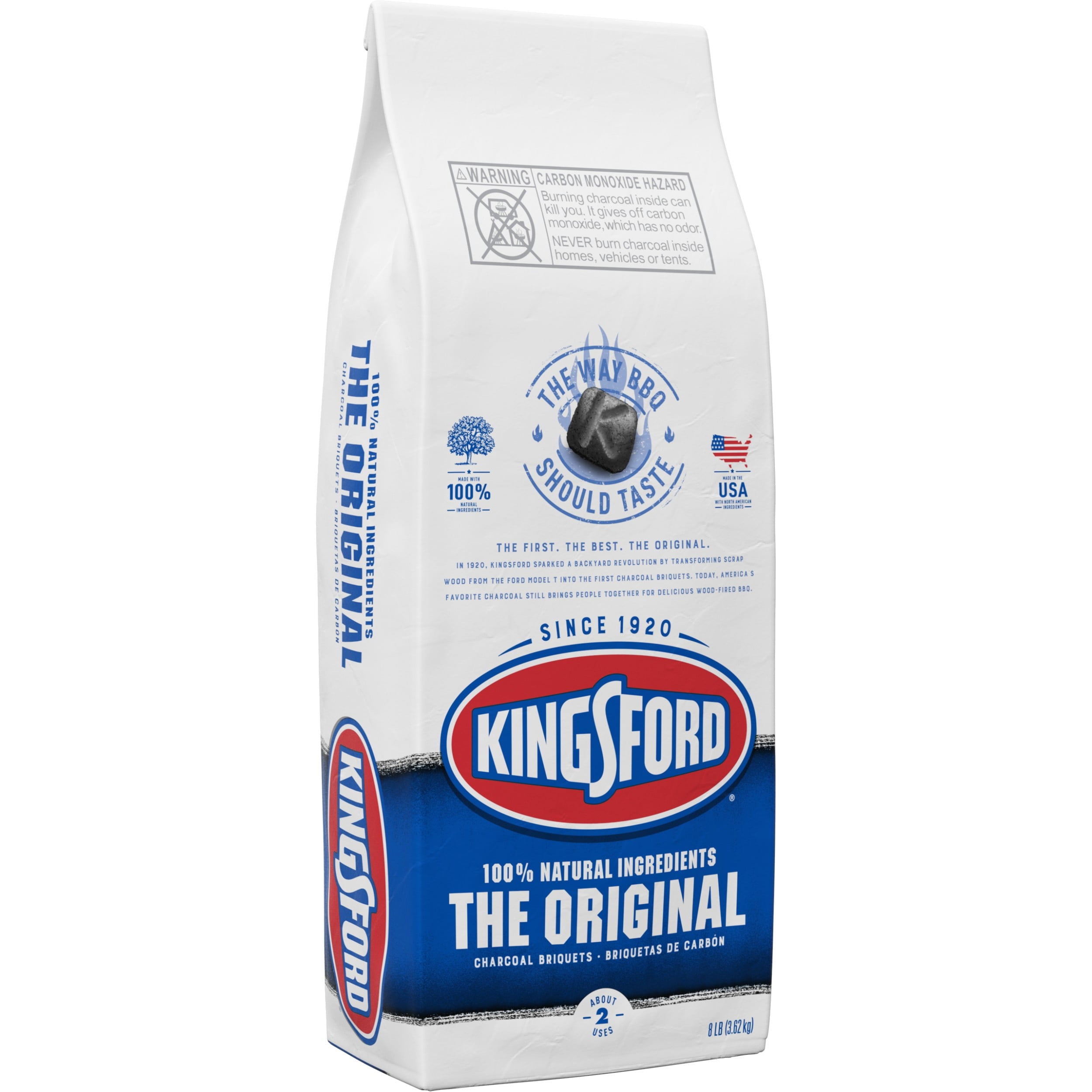 Kingsford Original Charcoal Briquettes, BBQ Charcoal for Grilling 8