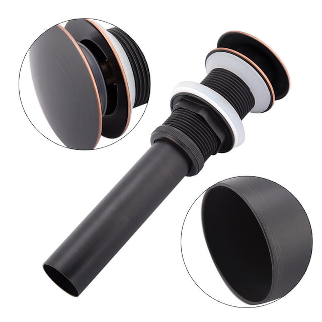 Desagüe emergente Ecomeon G1 1/4' Latón baño Fregadero Pop Up sin desbordamiento ORB