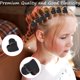 thumbnail image 4 of Pinza de pelo de plástico para niña con clip de garra, tocado de pinza de pelo negro pequeño antideslizante lateral exquisito Vhermosa BST3022908-1, 4 of 5