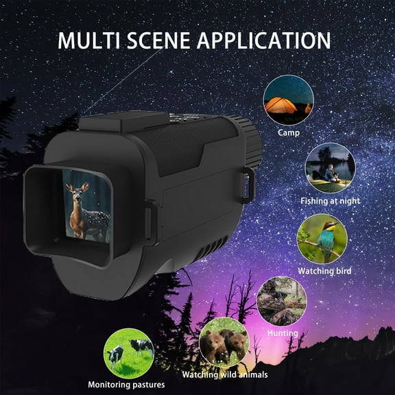 Digital Night Vision Infrare Monocular HD Telescope, Long Distance Dark Hunting