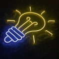 thumbnail image 2 of Handmadetneonsign Light Bulb Neon Sign, Light Bulb Wall Art Decor, Home Bedroom Bar Pub Wall Decor, 2 of 5