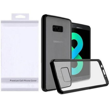 GSA Fused Candy Bumper Case For Samsung Galaxy S8 - Clear/Black