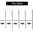 thumbnail image 6 of 50Pcs Sewing Machine Needles, Universal Sewing Needles for Singer, Brother, Bernina, Kenmore, Janome, Schmetz, Easy Thread, Sizes 65/9, 75/11, 80/12, 90/14, 100/16, 6 of 6