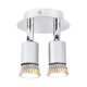 thumbnail image 1 of Absorbe la luz del domo A C85-265V Doble H-eads Lámpara S-pot de pared Luz de techo interior GU10 B-ulb Base Socket Holder Accesorio de iluminación direccional Ángulo de luz ajustable giratorio para c Andoer Absorbe la luz del domo, 1 of 7