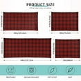 thumbnail image 3 of Red & Black Buffalo Plaid Plush Pillowcase, Luxury Soft King Pillow Case for Hair and Skin, Standard Size Pillow Covers with Zipper Closure, 20x26in #948 Home Decor Gifts, 3 of 7