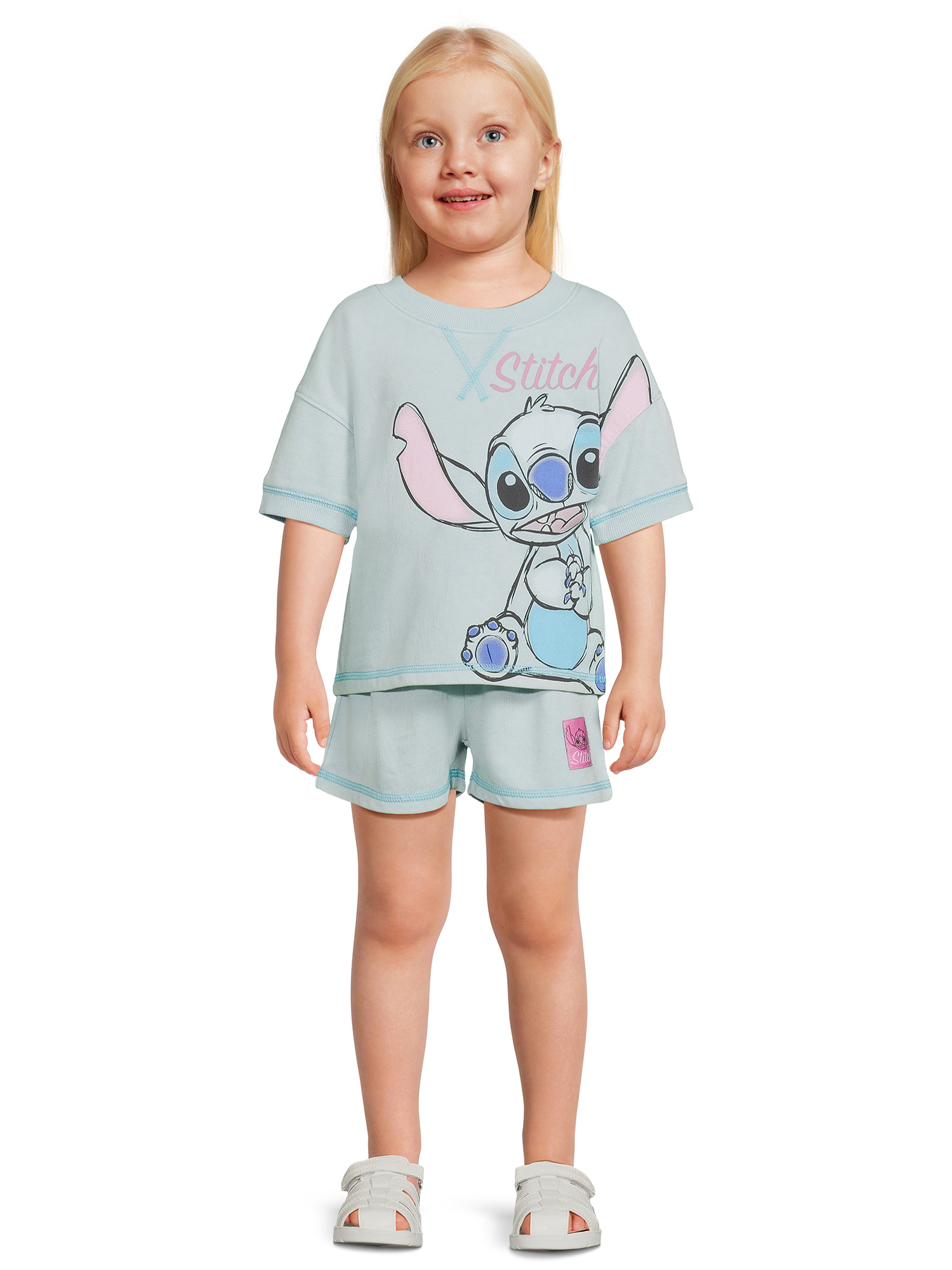 Lilo & Stitch Toddler Girls Tee and Shorts Set, 2-Piece, Sizes 12M-5T - image 2 of 10