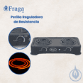 thumbnail image 4 of FRAGA Parrilla Eléctrica, FRAGA G22, 2 Quemadores de Resistencia, 800W, 127 V, 60HZ,, Hecho en México., 4 of 4