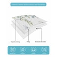 thumbnail image 5 of Quilts Twin Size Bedding Set, Sage Green Eucalyptus Leaves Lightweight Quilted Comforter, Spring Floral Weeping Botanical Soft Bedspread Coverlet with Pillow Covers for All Season, 68" x 86", 5 of 7