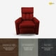 thumbnail image 5 of Sillón Reclinable Onstore Reposet London Lino Rojo Onstore London lino, 5 of 10