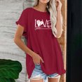 thumbnail image 2 of Camiseta de manga corta estampada casual para mujer OAVQHLG3B Store  lin121212, 2 of 5