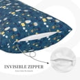 thumbnail image 3 of Lsque Various Lights Pattern Pillow Case – Soft & Cozy Throw Pillow Cover, Hypoallergenic Cushion Case for Sleeping Women with Envelope Closure-16"x24", 3 of 6