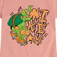 thumbnail image 3 of Teenage Mutant Ninja Turtles  - Mikey  - Toddler & Youth Girls Short Sleeve Graphic T-Shirt, 3 of 5
