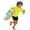 Light Yellow*, variant on OSOLU Boys Swim Shirt Solid Color Long Sleeve Crew Neck Rash Guard Pool Summer Uv Protection Swimwear Playful Vacation Bathing Suit