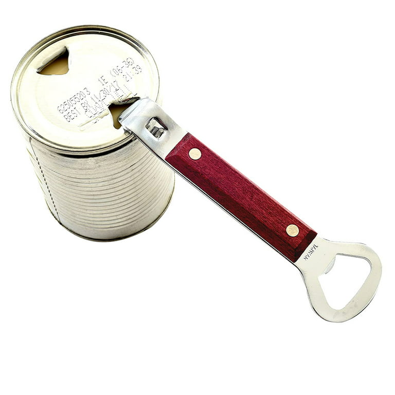 Portable Stainless Steel Manual Tin Can Opener Bottle Jar Beer Opener 