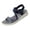 Blue, variant on Comfortable Summer Casual Footwear, Womens Walking Sandals: Cute Stylish Comfy Athletic Sport Outdoor Hiking Sandal for Trekking Water Outdoor Beach With Arch Support for Womens Ladies, Gray 6.5