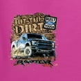 thumbnail image 2 of Wild Bobby, Ford F-150 Raptor Built Touch Offroading Hit The Dirt, Cars and Trucks, Front and Back Unisex Crewneck Graphic Sweatshirt, Fuschia, 3X-Large, 2 of 4