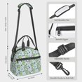 thumbnail image 2 of Easygdp Cute Floral Frog Caja de Almuerzo para Mujeres y Hombres, Bolsa de Almuerzo Insulada, Bolsas Reutilizables Impermeables para Viajes, Trabajo y Picnics, 2 of 7