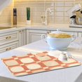 thumbnail image 6 of Yayeee Dish Drying Mat for Kitchen Counter 16"x18" Microfiber Absorbent Pad, Beige Geometric, 6 of 7
