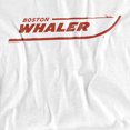thumbnail image 2 of Boston Whaler Red Logo Unisex Adult Long-Sleeve T Shirt, White, Medium, 2 of 3