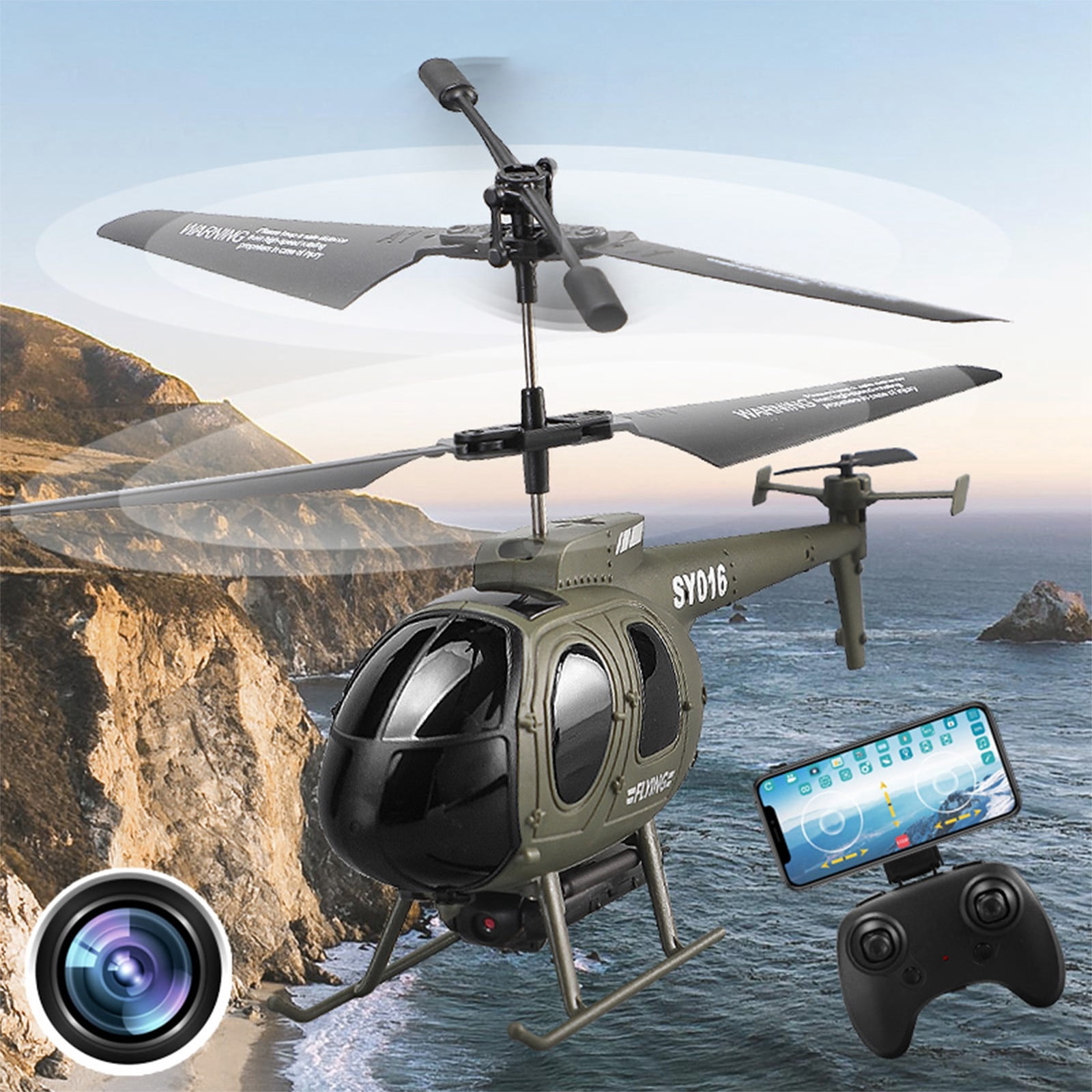 Yyeselk The new H66 Drone 4k Profesional HD Camera Long endurance folding  remote control aircraft Quadcopter Helicopter for Adult beginners,Altitude  Hold,Waypoints Functions,One Key Start,3D Flips 