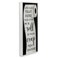 thumbnail image 3 of Stupell Industries Like Toilet Paper Funny Bathroom Typography Painting White Framed Art Print Wall Art, 13 x 30, 3 of 9