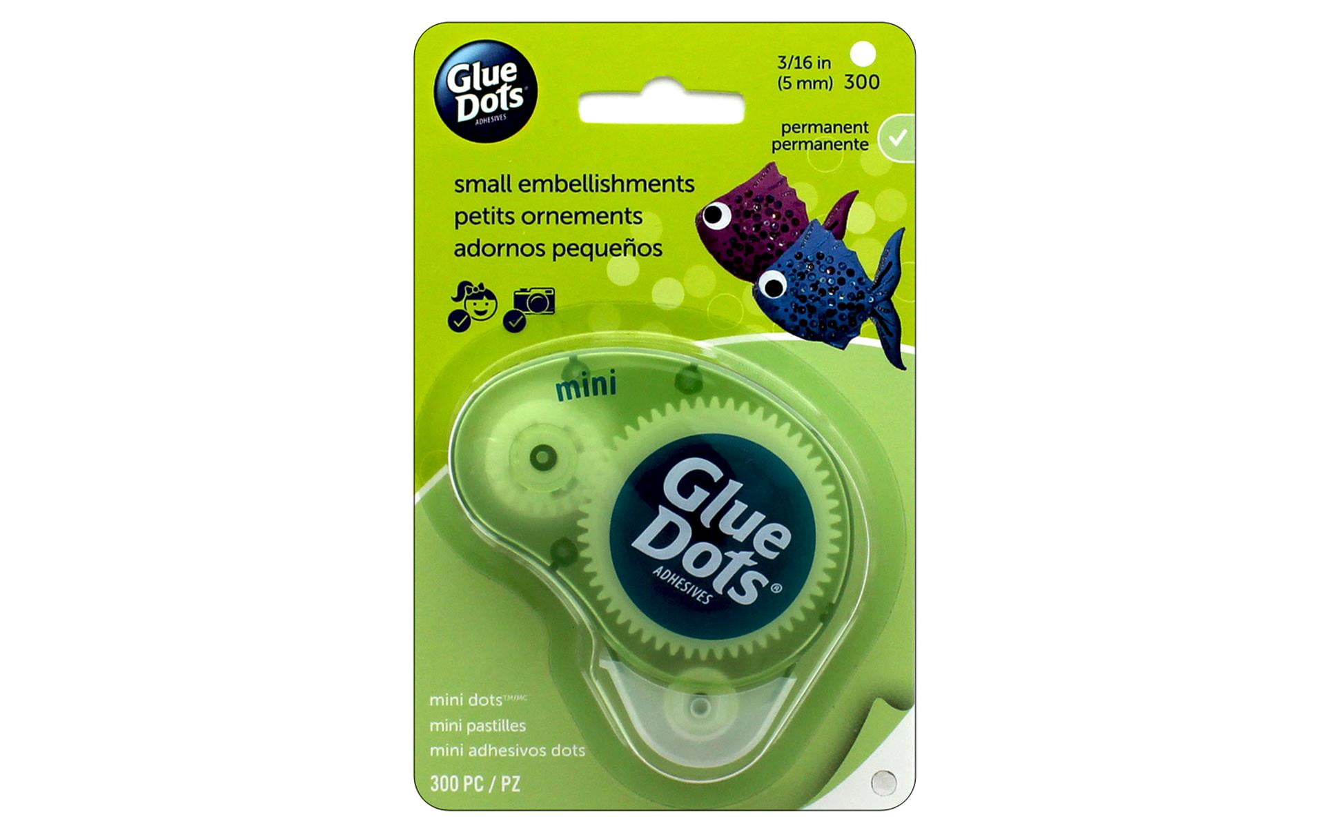 Glue Dots Mini 3/16" Dot N Go Runner 300pc Walmart Canada